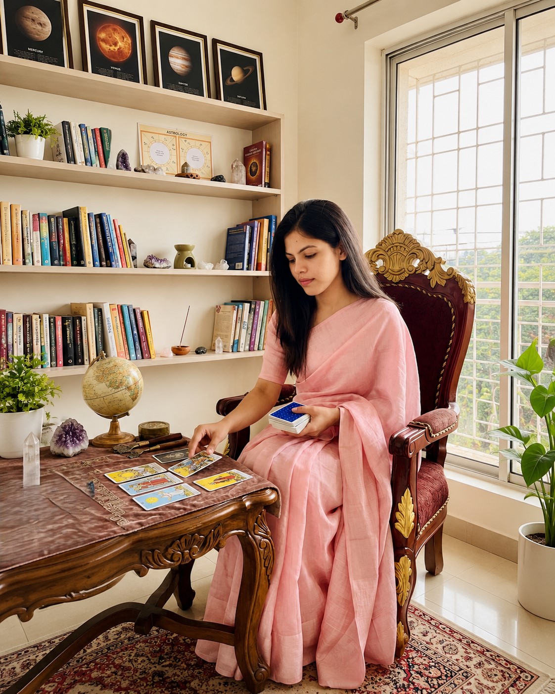 Nikitaa Jain conducting a Vedic astrology session in Trivandrum